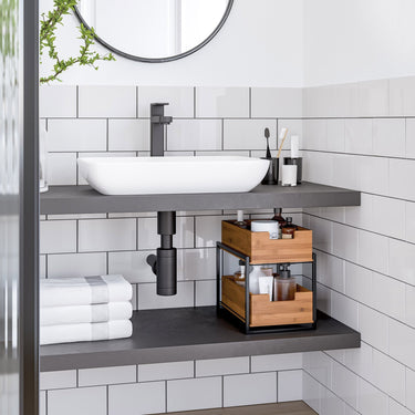 Seville Bamboo 2 - Tier Sliding Drawer Organizer - Melillo EnterprisesGo toHome & KitchenKitchen Cabinet & Pantry Organizers